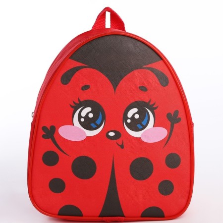 Baby backpack for the girl "God's ladybug", district. 23x20.5 cm-2