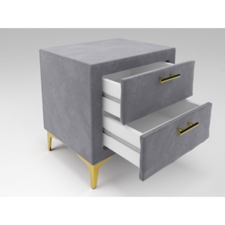 Tumbling bedside room 500x400x570 Gray velor-1