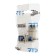 RTP square, 1/2 "x 90 ° external/external thread, nickel -plated brass, euroslot