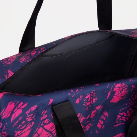 Sports bag with lightning, external pocket, lilac color-3