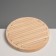 Standing for rings 6 stripes, wood, 15 × 15 × 2 cm, beige color