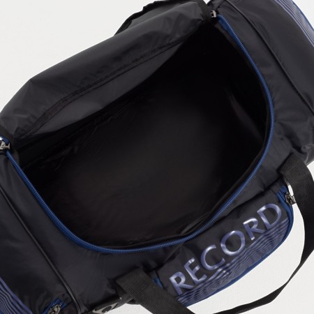 Road bag on lightning, 3 external pockets, a long belt, black color-2