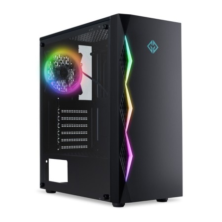The GMNG OGC-G110 case is black without ATX 5x120mm 2xusb2.0 1xusb3.0 Audio Bott PSU BP-4