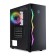 The GMNG OGC-G110 case is black without ATX 5x120mm 2xusb2.0 1xusb3.0 Audio Bott PSU BP