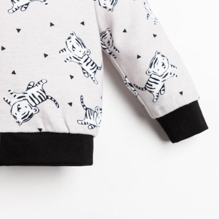 Set: sweatshirt and pants crumb I "Stylish Boy", height 86-92 cm-5
