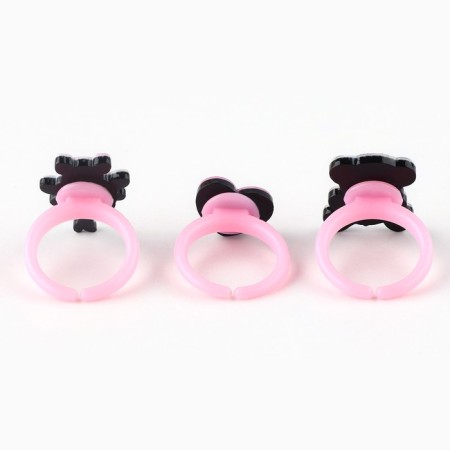 Ring 3 pcs with Cute Girl tattoo 8 x 12 cm-8