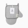 Set of kitchen. Ethel Home col. Light gray, mittens-seizure 18x29 cm, birch 19x19 cm,