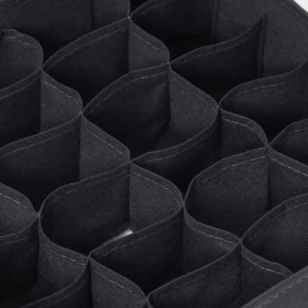 Organizer for storing linen "Smart", 24 cells, 32 × 32 × 10 cm, color gray color-2