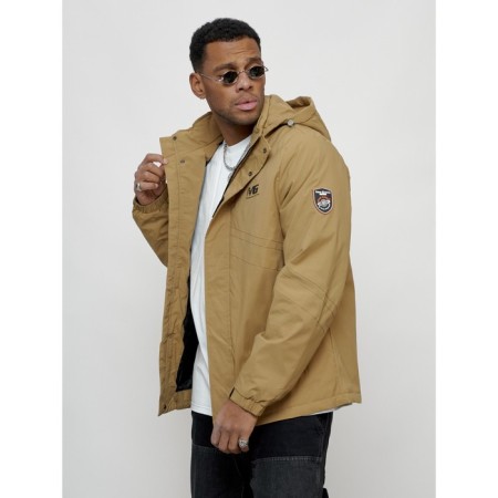 Sports male jacket, size 50, beige color-3