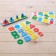 Logical pyramid "Colors and forms", EVA material, cards with tasks, according to the Montessori Methodology