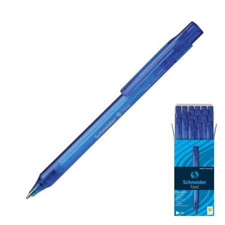 Handle Automatic Schneider "Fave", 1.0 mm node, blue ink, enlarged ink supply
