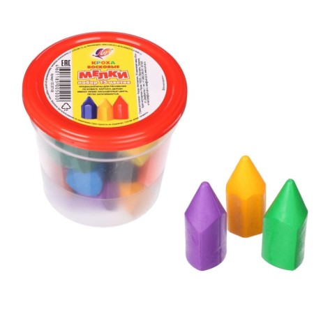Loads wax 15 colors "Baby" in a glass