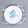 Disposable paper plate "Blood", 18 cm, set 6 pcs.