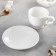 Tea steam porcelain Wilmax, 2 items: a cup 220 ml, a saucer d = 14.2 cm, white color