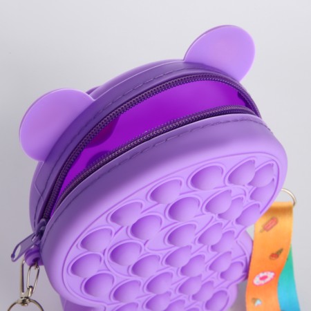Bag's bag with lightning, lilac color-2