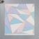 Scrapbooking paper gold "Triangles" density 180 grams set 5 pcs 30.5x32 cm