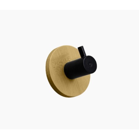The hook is a wall home, a single, on a bamboo base
