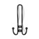 Hook furniture tundra TKT002 Light, three -rod, black