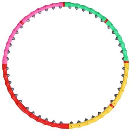 Hoop with rubber spikes onlitop, collapsible, D = 98 cm, 1.2 kg, Mix color-3