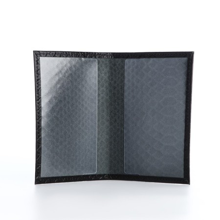 Cover for passport, black color-4