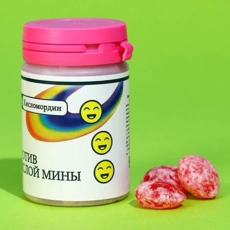 Tairy quinters “against acidic mines”, taste: cherry, 68 g.-1