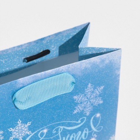 Laminated vertical “Frosty shine”, 12 x 15 x 5.5 cm, New Year-4