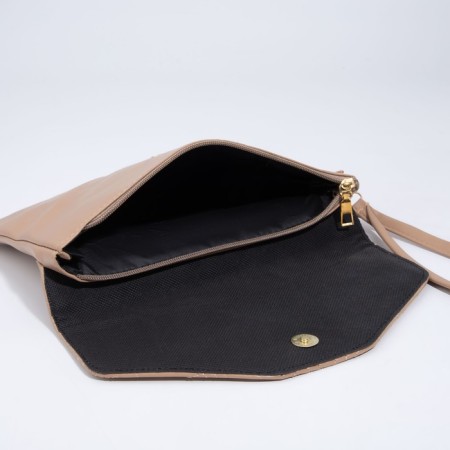 Lightning bag bag, beige color-5