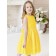 Bella dress, height 98 cm, yellow color
