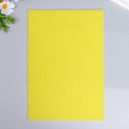 Foamine for creativity "yellow" thickness 0.5 cm 21x30 cm-2