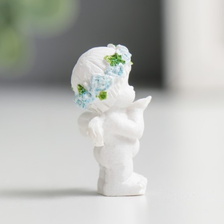 Souvenir Polystone "Angel Baby" Blue Venochka, Mix, 3x1.5x2 cm-3