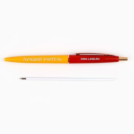 Handle Ball plastic Automatic "Best Teacher", blue paste 0.7 mm-2