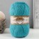 Yarn "Angora Gold" 20% wool, 80% acrylic 550m/100g (164 azure)