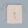 Bag gift suede “feeling”, 10 x 12 cm +/- 1.5 cm