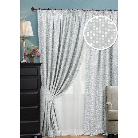 Set of curtains on the braid Domino, size 400x270 cm, tulle - 450x270 cm