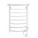 Electric towel "Sanprise" Classic P8, 500x800 mm, right, white