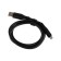MicroUSB cable - USB, 2.4 A, TPE braid, thickened, 1 meter, black