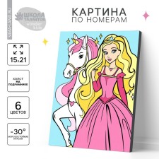 Picture on numbers for children 