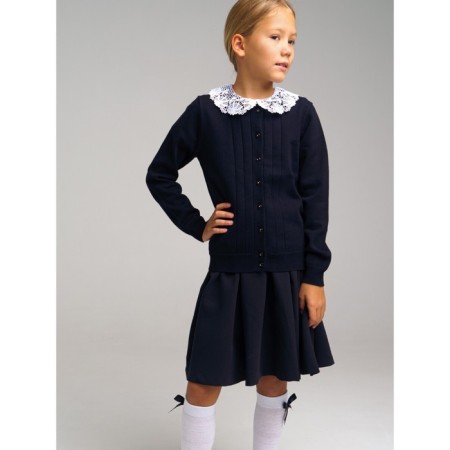 Cardigan for girls, height 122 cm