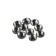 Rhinestones "Crystal", No. 10 Black Diamond, 50 pcs