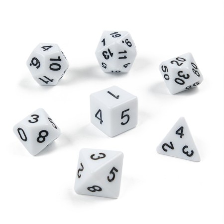 Cubes set for D&D (Dungeons and Dragons, DND), series: D&D, "Game time", 7 pcs-1