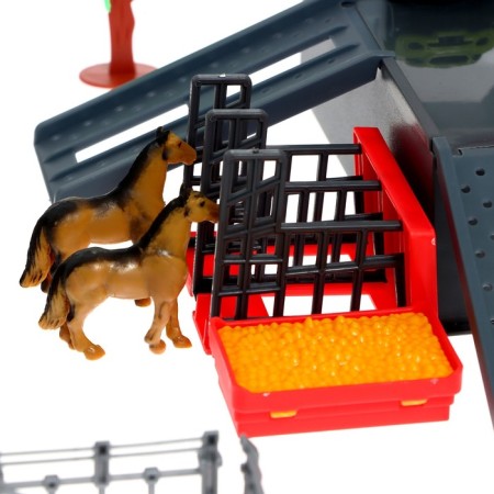 Parking "Farm", barn, aviary, transport, animals-6