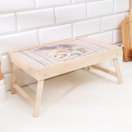 Table - a souvenir trace "lavender bouquet" 25x37.5 cm