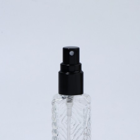 The perfume bottle "Transparent pattern", with a spray, 15 ml, black color-9