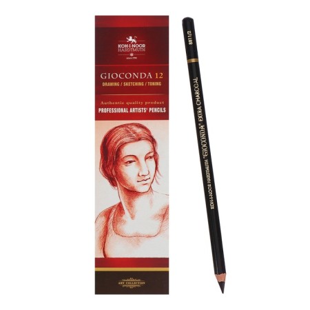 Coal in a pencil 4.2 mm Koh-I-Noor Gioconda 8811/2, cardboard packaging