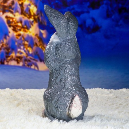 Garden Figure "The Hare Eared" 18x18x42cm Gray-3