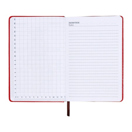 Delicidal Data, A5, 140l, Cage, Region Kozhzam, with a Slocation, Style, Red-12