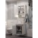 Tumbling under the Aquaton Country sink, 55 cm, white color, oak Verona