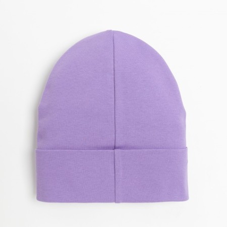 Two-layer children's hat, lilac color, size 54-56-2