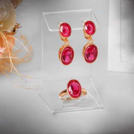 Earrings stand, ring, 4 × 4 × 10 cm, outflow of 1.5 mm, in a protective film-1