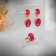Earrings stand, ring, 4 × 4 × 10 cm, outflow of 1.5 mm, in a protective film